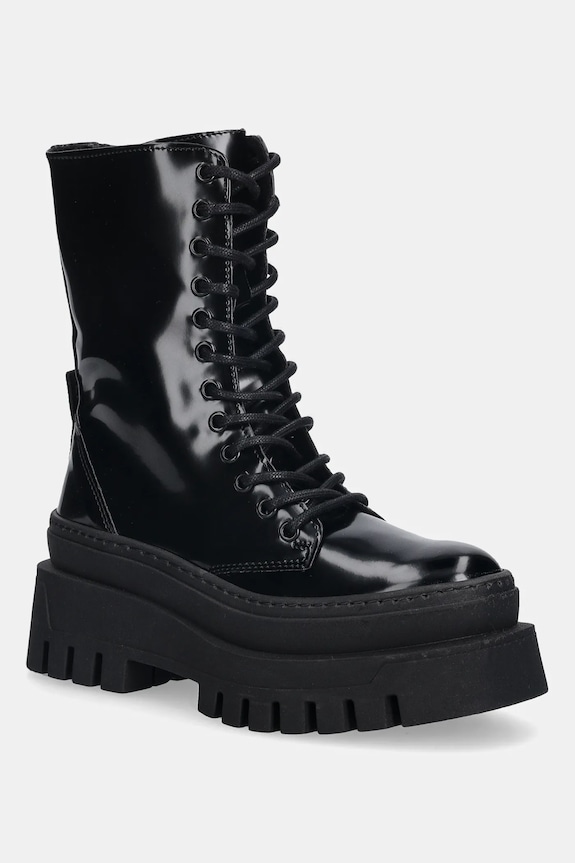 Μποτάκια εργασίας Steve Madden Coast ίσια πλατφόρμα μαύρο 11002681.184