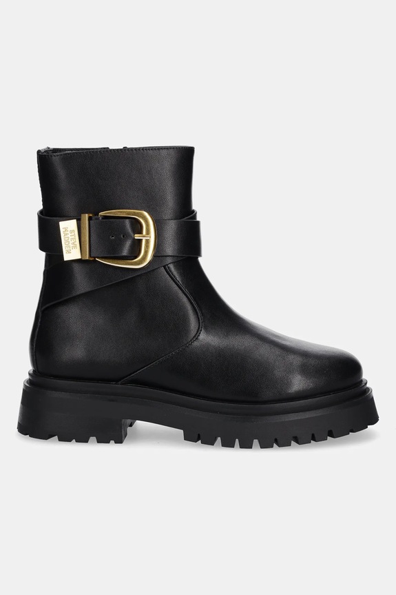 Kožené členkové topánky Steve Madden Lexs 11003593.05O čierna AW25