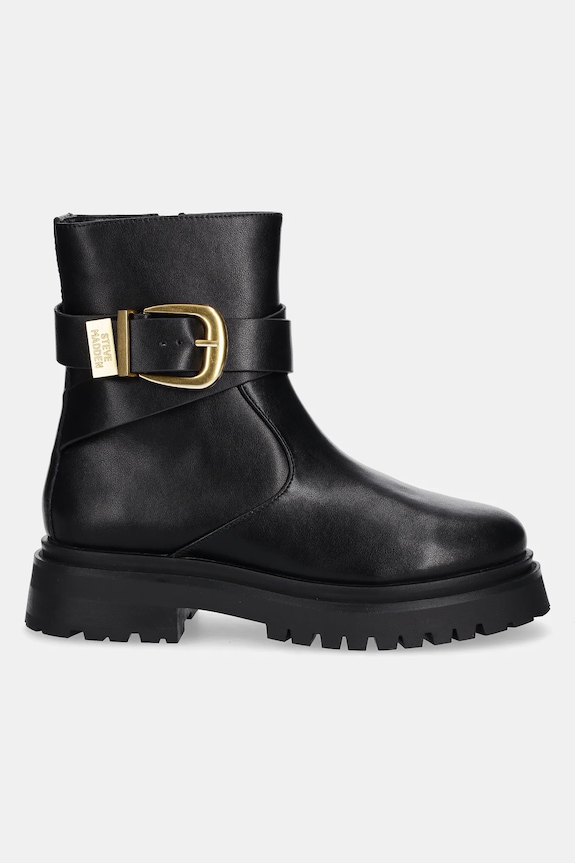 Kožené členkové topánky Steve Madden Lexs 11003593.05O čierna AW25