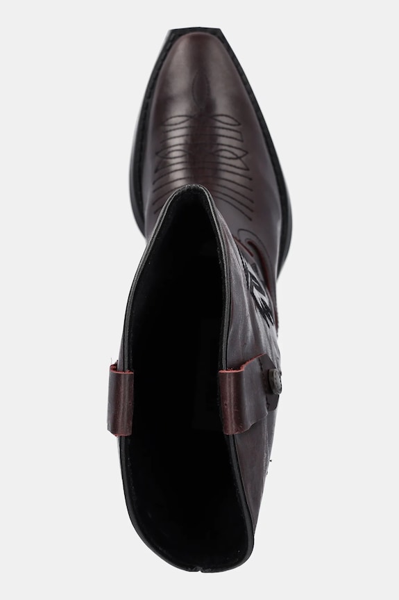 Шкіряні черевики Steve Madden Wallace бордо 11003850.622