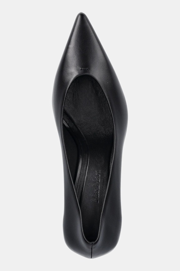 Kožne štikle Max Mara LIGHTPUMP crna 2524526171600