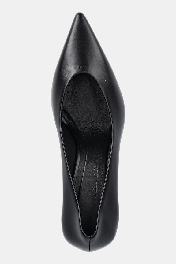 Kožne štikle Max Mara LIGHTPUMP crna 2524526171600