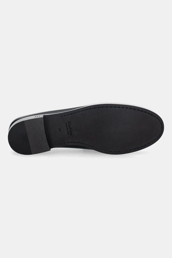 Max Mara mocassini in pelle BOYMOC 2524526391600 nero