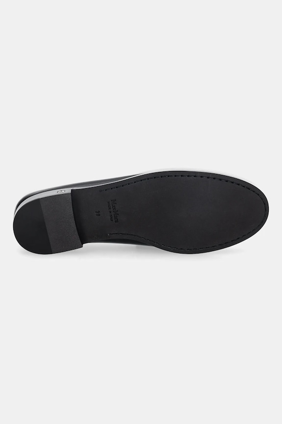 Max Mara mocassini in pelle BOYMOC 2524526391600 nero