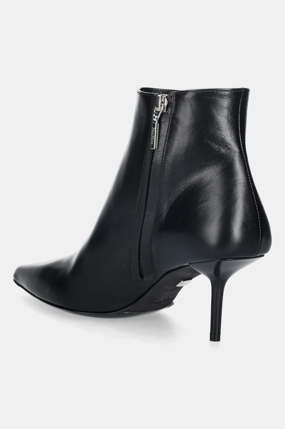 Scarpe Max Mara stivaletti alla caviglia in pelle LIGHTBOOTIE 2524796011600 nero