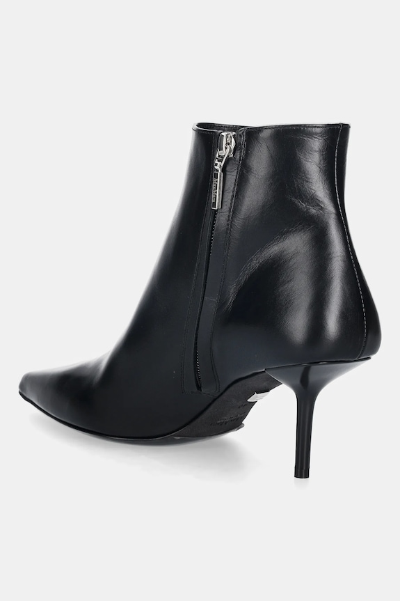 Scarpe Max Mara stivaletti alla caviglia in pelle LIGHTBOOTIE 2524796011600 nero