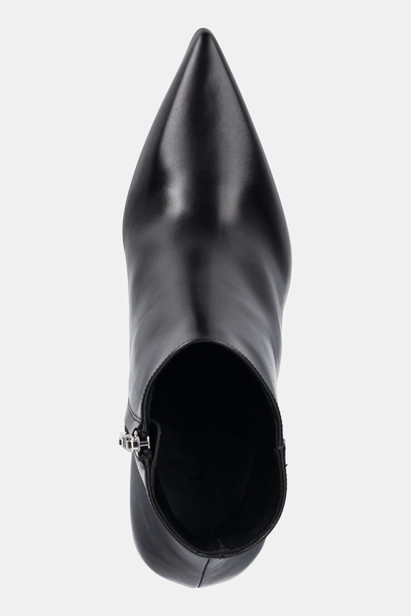 Max Mara stivaletti alla caviglia in pelle LIGHTBOOTIE nero 2524796011600