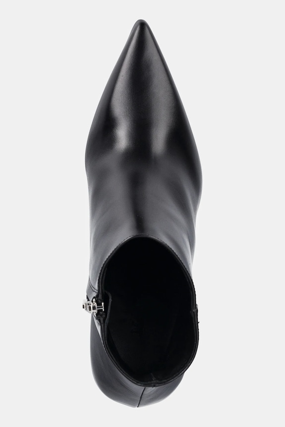 Max Mara stivaletti alla caviglia in pelle LIGHTBOOTIE nero 2524796011600