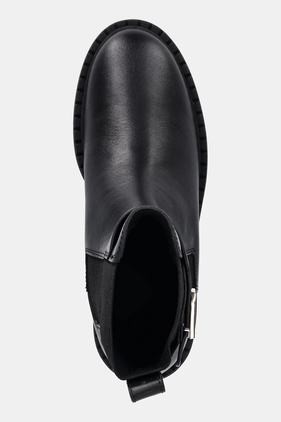 Kožené topánky chelsea Furla New Legacy čierna YK09FNL.BX0283.O6000