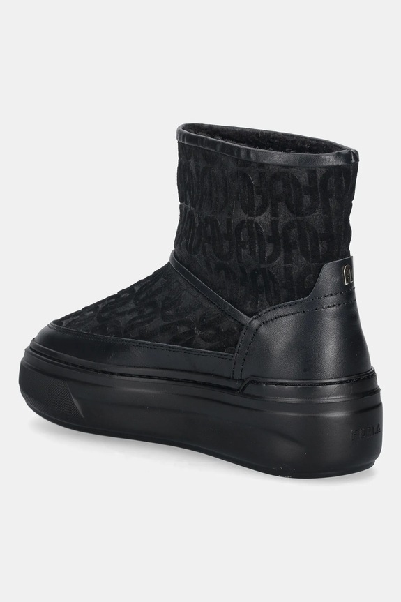 Obuv Semišové snehule Furla Nuage Snow Boot YK29NUA.BX4215.O6000 čierna
