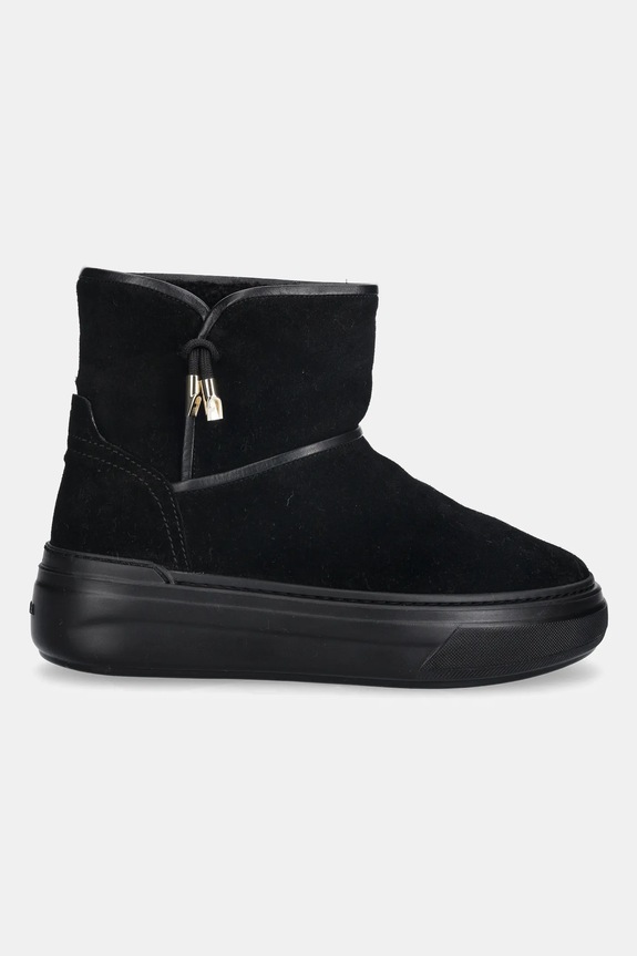 Semišové snehule Furla Nuage Snow Boot YK30NUA.BX4212.O6000 čierna AW25