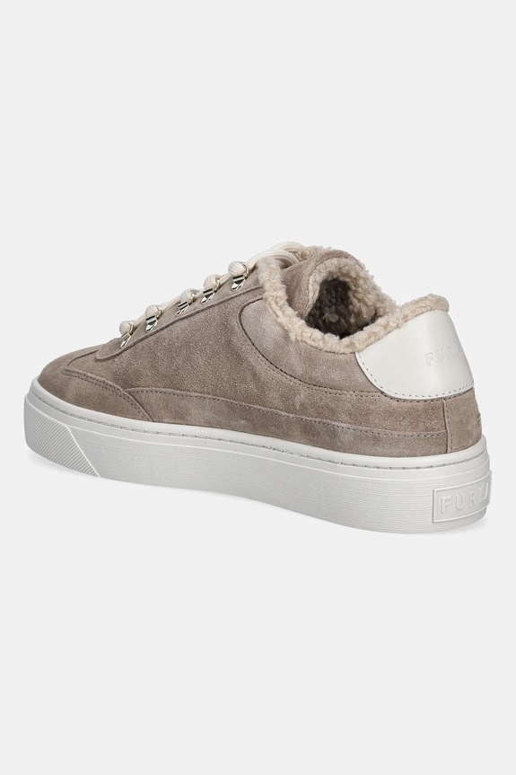 Παπούτσια Σουέτ sneakers Furla Enjoy Lace-Up Sneaker YK31ENJ.BX4212.2534S μπεζ
