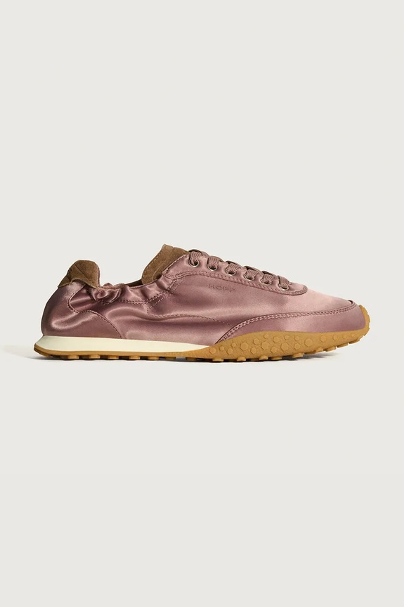 Hoff sneakersy BRIDGE SATIN BROWN tekstylny różowy 22561004