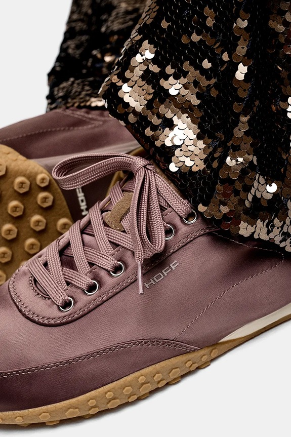 Hoff sneakersy BRIDGE SATIN BROWN 22561004