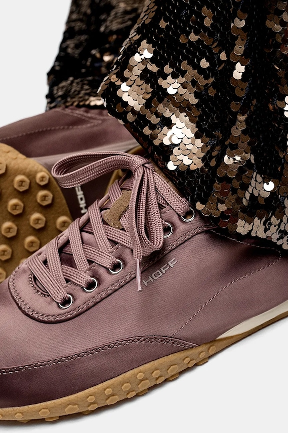 Hoff sneakersy BRIDGE SATIN BROWN 22561004
