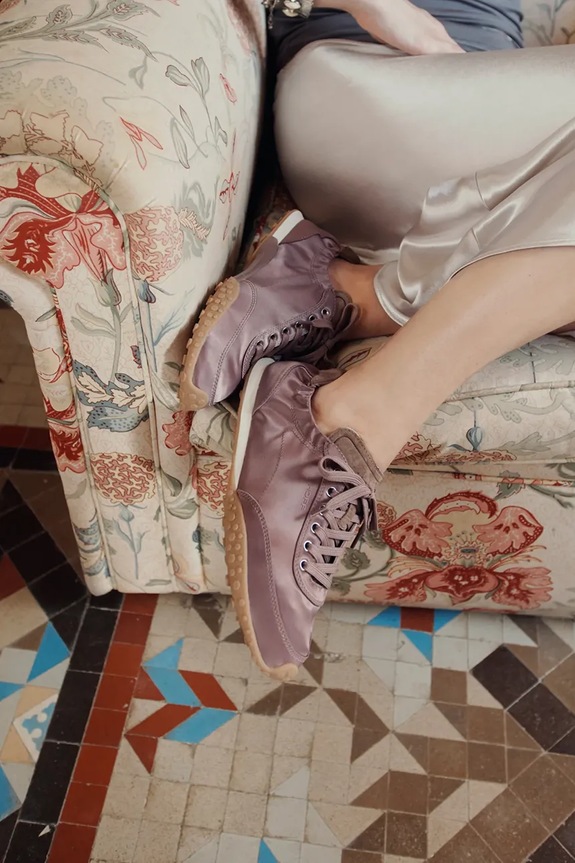 Hoff sneakersy BRIDGE SATIN LILAC 22561009 fioletowy