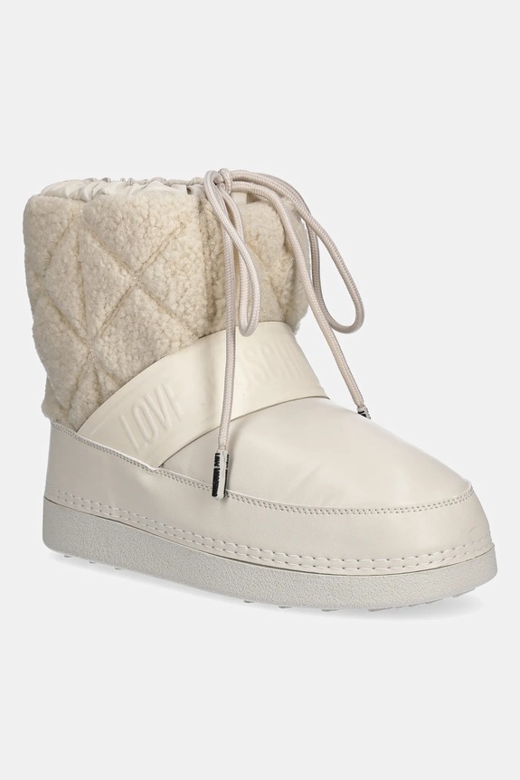 Love Moschino cizme de iarnă izolat bej JA24412G0NISJ12A