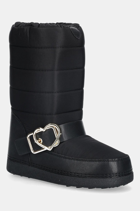 Snehule Love Moschino textilný čierna JA24442G0NISK00B