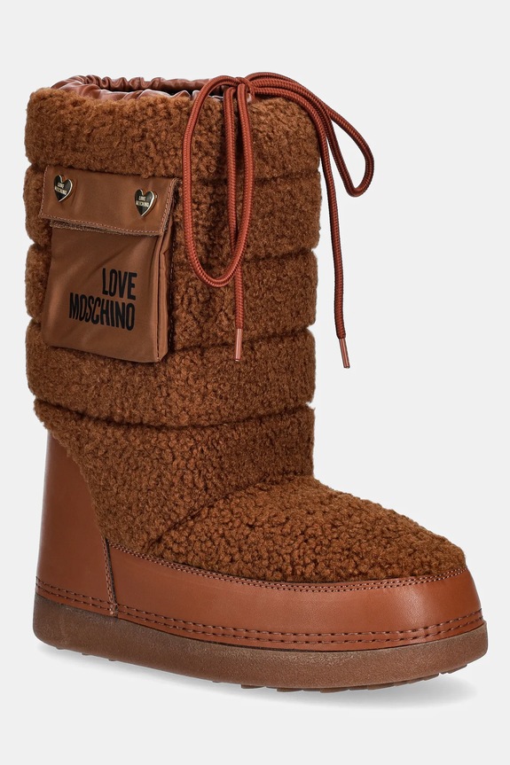 Love Moschino cizme de iarnă izolat maro JA24452G0NISM21A