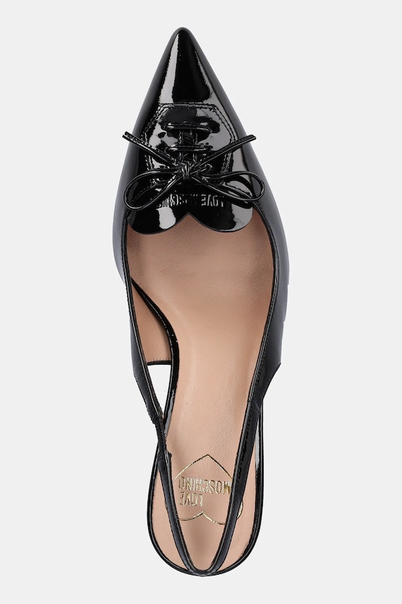 Кожаные туфли Love Moschino чёрный JA10517G0NIH0000
