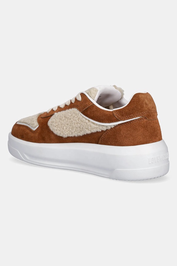 Obuwie Love Moschino sneakersy JA15295H0NJU210A brązowy