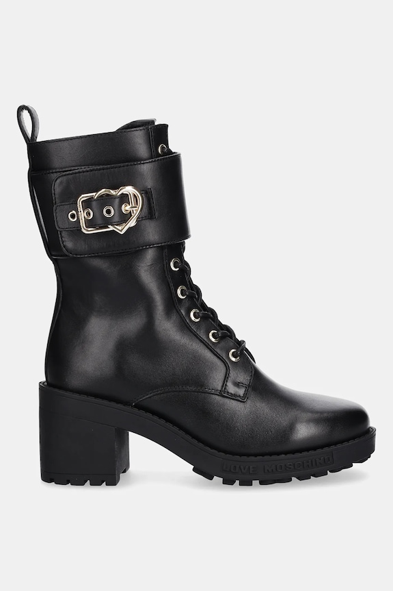 Semišové topánky Love Moschino JA24287G0NIA0000 čierna AW25