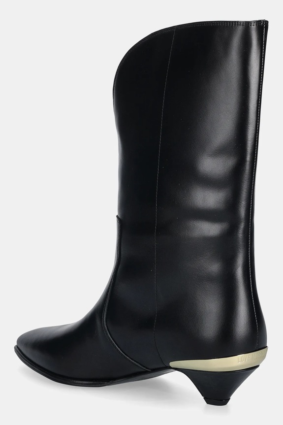 Obuv Kožené členkové topánky Love Moschino JA24363G0NIA0000 čierna
