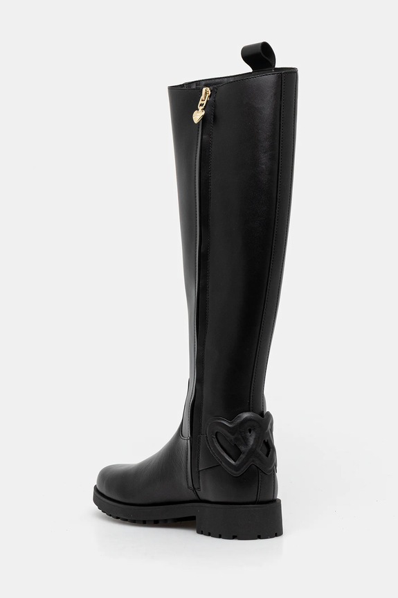 Scarpe Love Moschino stivali in pelle JA26064G0NIA0000 nero