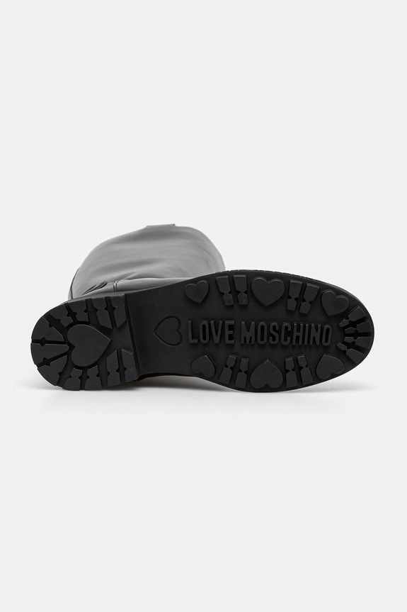 Love Moschino stivali in pelle nero JA26064G0NIA0000