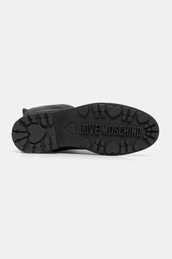 Vysoké čižmy Love Moschino čierna JA26074G0NIM0000