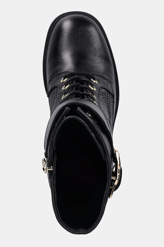 Kožne gležnjače Love Moschino crna JA2435AG0NIA0000