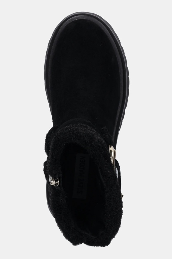 Detské semišové topánky Steve Madden Lodge čierna 11004980.015