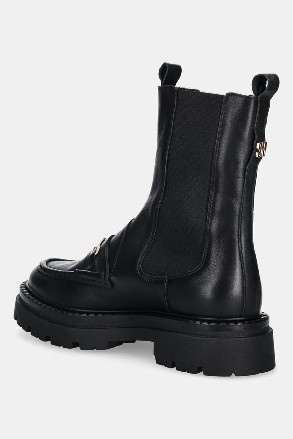 Încălțăminte Steve Madden ghete chelsea de piele Kasey 11004947.017 negru