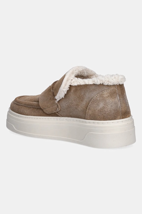 Încălțăminte Steve Madden sneakers din piele întoarsă MYA 11004887.275 maro