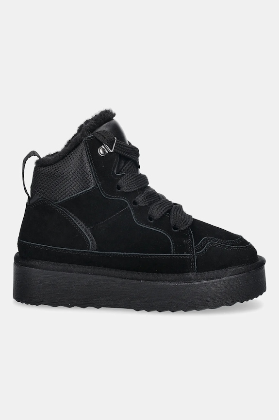 Σουέτ sneakers Steve Madden Paci 11003464.001 μαύρο AW25