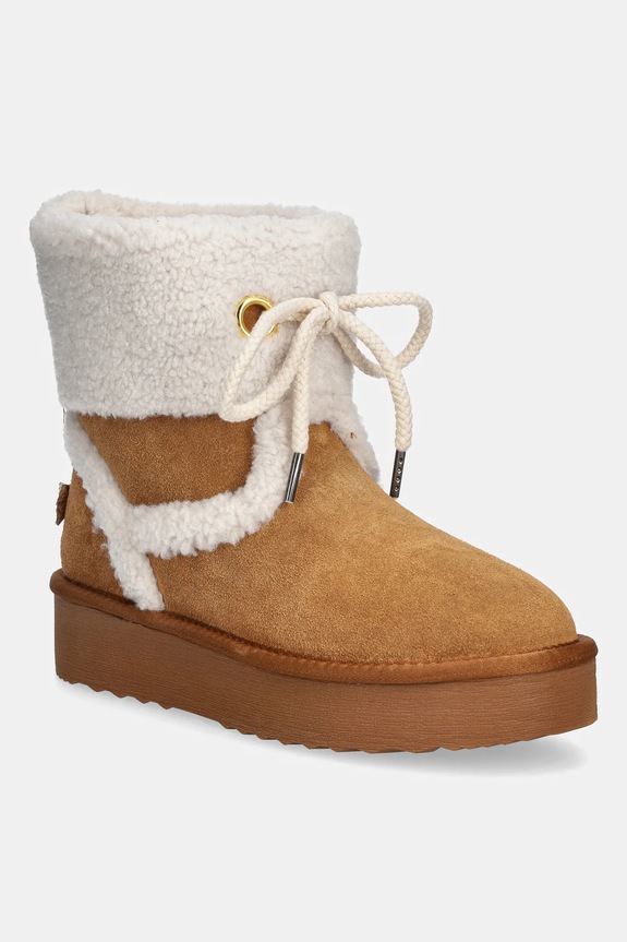 Steve Madden śniegowce Shadow tekstylny brązowy 11005020.BNU