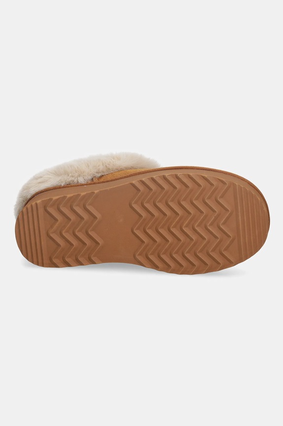 Steve Madden kapcie zamszowe Snow 11005021.BNU brązowy