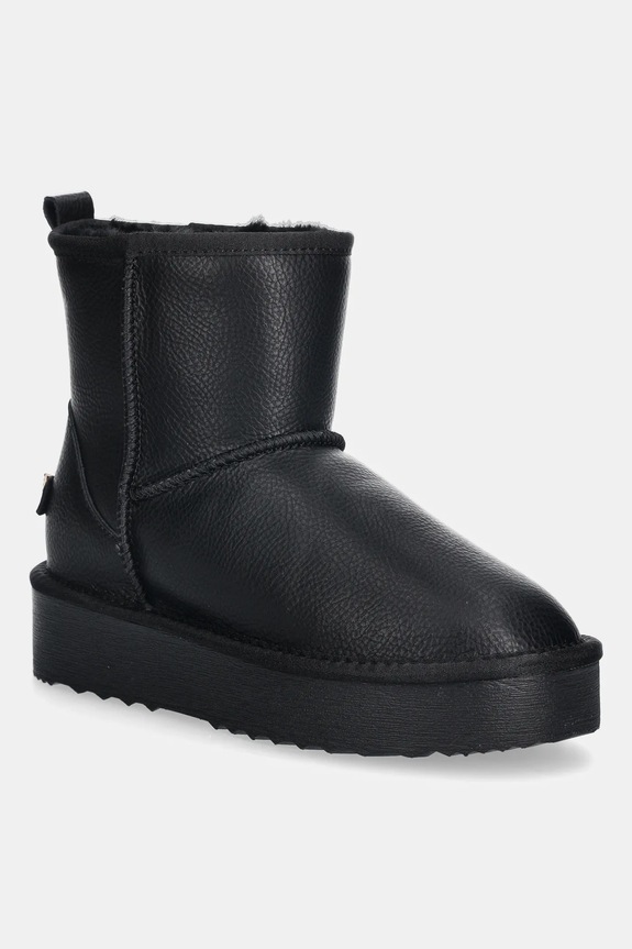 Kožené členkové topánky Steve Madden Tessah usňová koža čierna 11003483.017