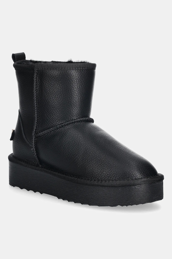 Kožené členkové topánky Steve Madden Tessah usňová koža čierna 11003483.017