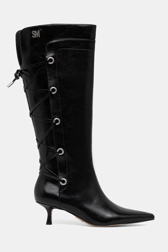 Vysoké čižmy Steve Madden Ballpark 11005048.001 čierna AW25
