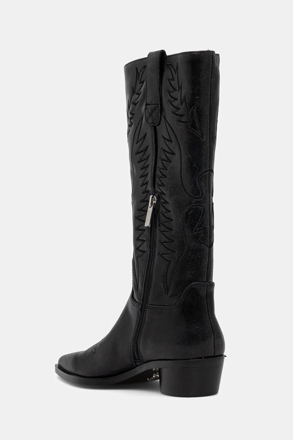 Obuv Kožené kovbojské topánky Steve Madden Trevi 11004909.017 čierna