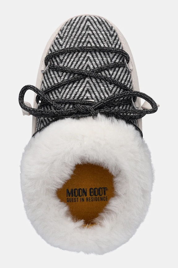 Čizme za snijeg Moon Boot MB X GIR EVX CHALET MULE FUR bež 80D1470120.L032