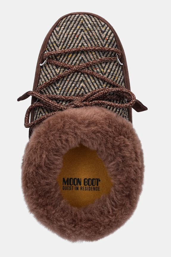 Μπότες χιονιού Moon Boot MB X GIR EVX CHALET MULE FUR καφέ 80D1470120.M062