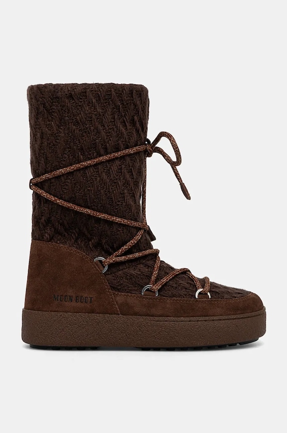 Snehule Moon Boot MB X GIR LTRACK KNIT 80D2450230.M062 hnedá AW25
