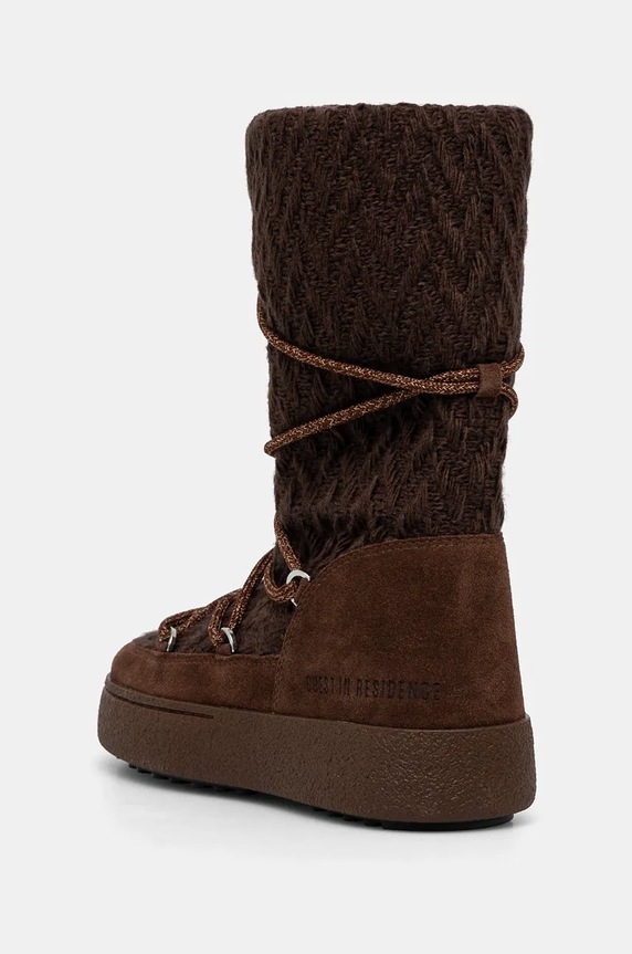 Obuv Snehule Moon Boot MB X GIR LTRACK KNIT 80D2450230.M062 hnedá