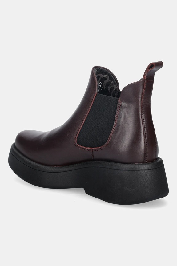 Obuv Kožené topánky chelsea Fly London MULK159FLY P145159011 burgundské