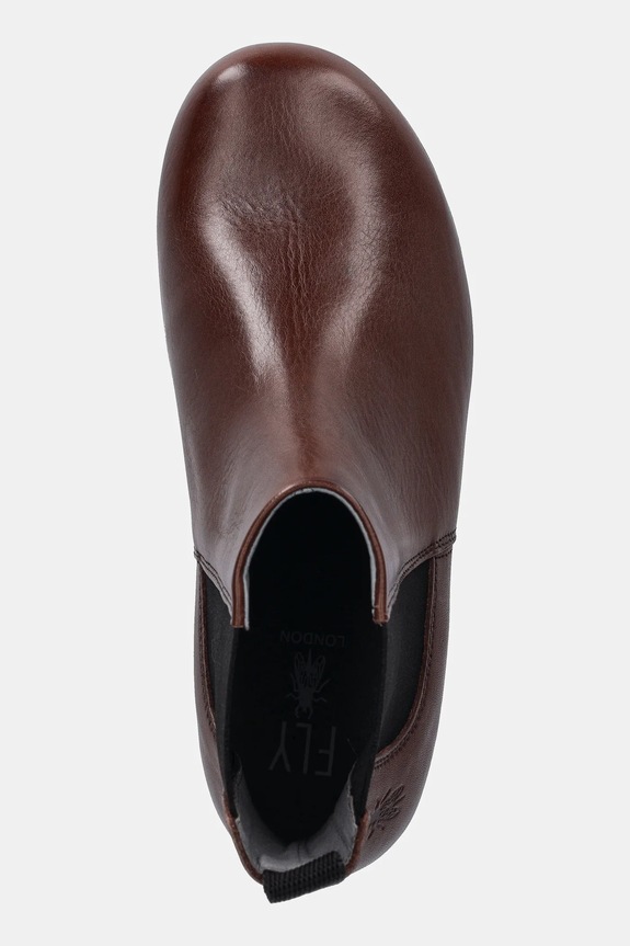 Fly London ghete chelsea de piele VAZE177FLY maro P145177001