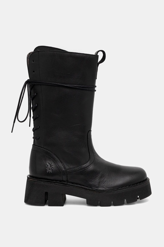 Kožené kotníkové boty Fly London BERF160FLY P211160000 černá AW25