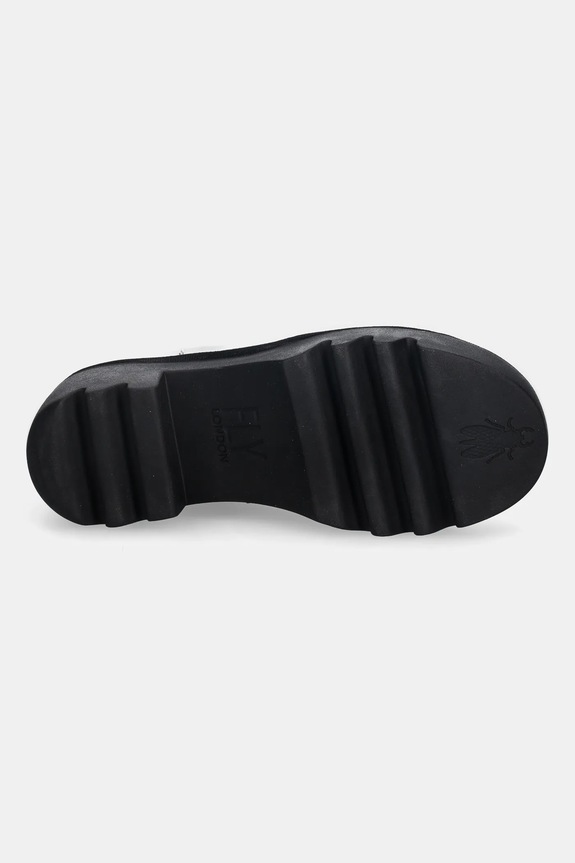 Fly London cizme de piele TOOR513FLY P501513001 negru