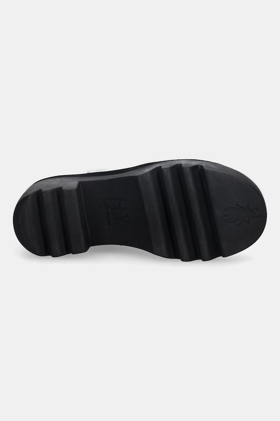 Fly London cizme de piele TOOR513FLY P501513001 negru